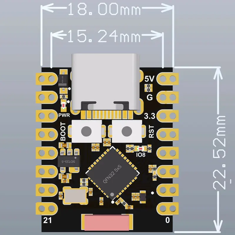 

ESP32-C3 Development Board ESP32 SuperMini WiFi Bluetooth