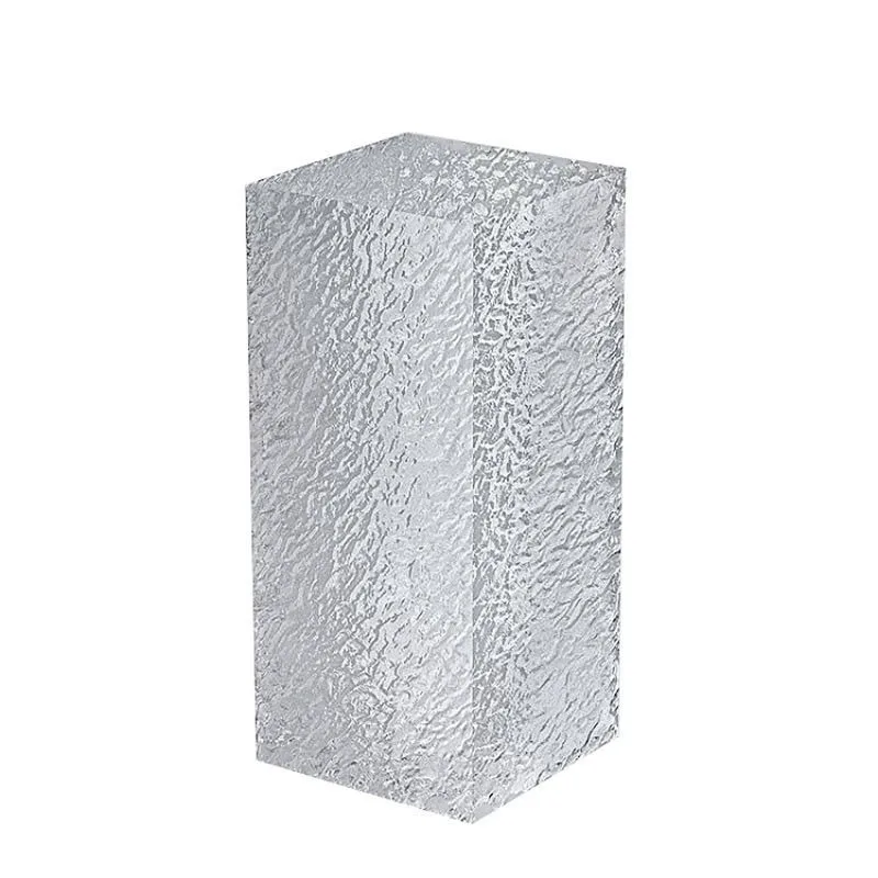 

Acrylic dessert table, stone pattern display seat, banquet arrangement rack