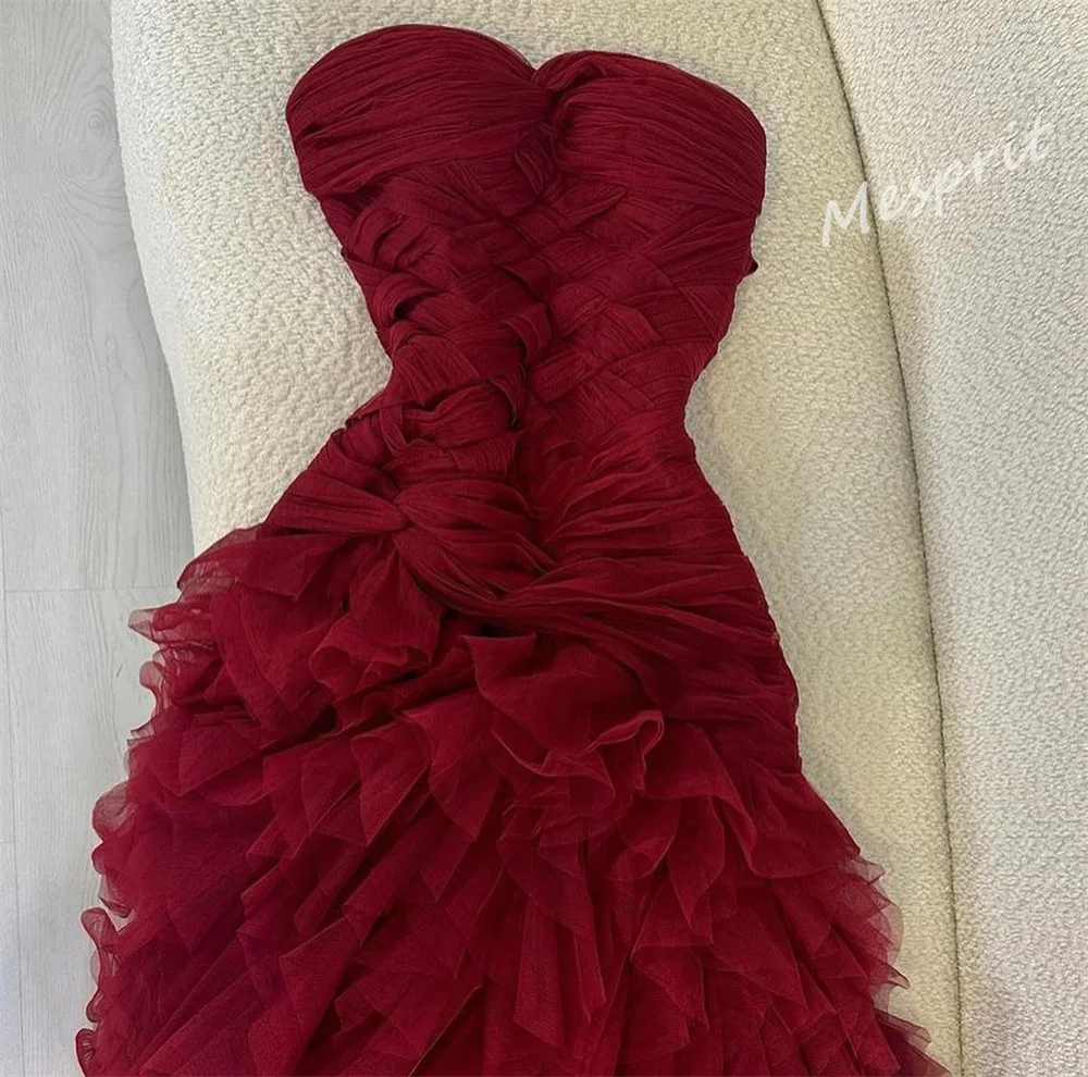 Jiayigong  Yipeisha   Exquisite Sweetheart A-line Brush es Layered Draped Skirts Tulle Customized