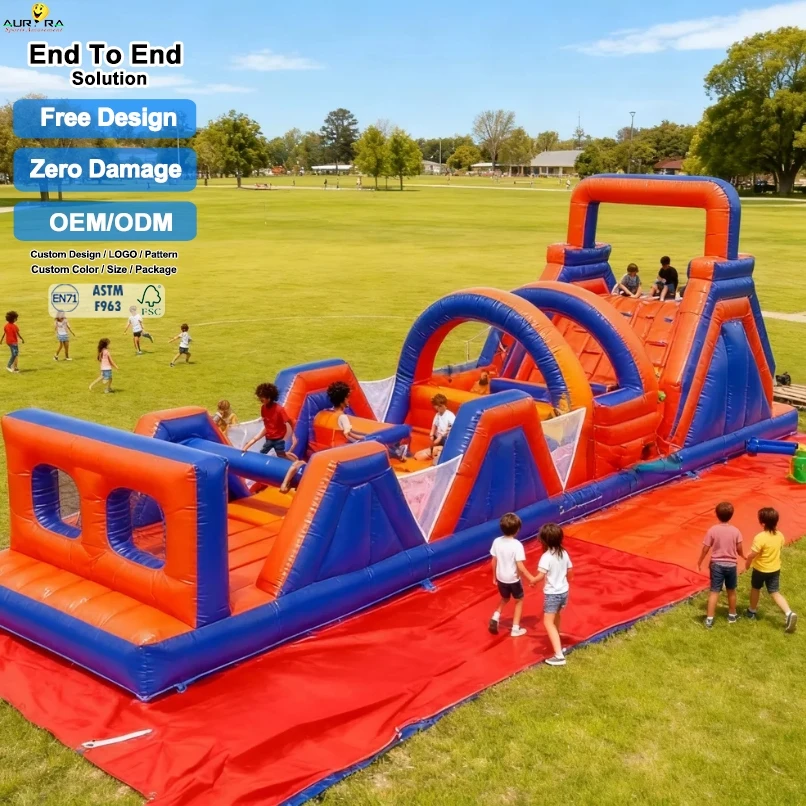 Inflatable Obstacle Course Adult Game Obstacle Course Kids Sports Activities Inflatable Obstacle Course Inflatable for Adults