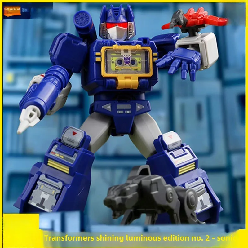 Blokees Transformers Optimus Prime Soundwave Genuine Star Shining Series Secondo modello Ornamento Ragazzo Collezione di giocattoli belli Regalo