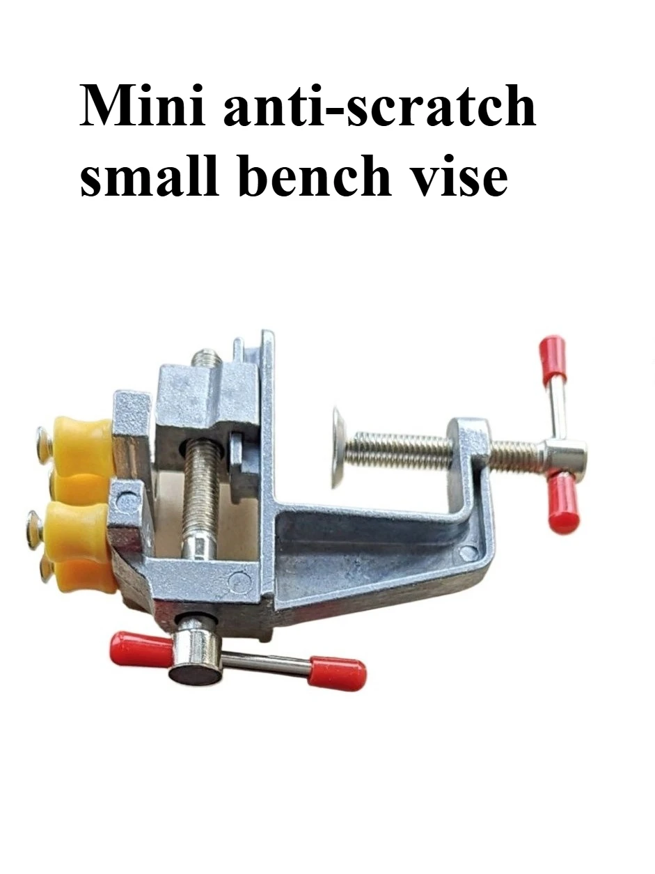 

Aluminum alloy multi-functional mini bench vise, sturdy and durable, small vise for workbench instrument repair tools