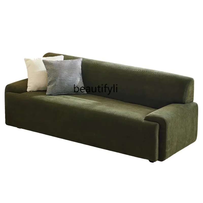 A003 Medieval style straight row sofa living room apartment small apartment double triple small sofa bedside bedroom