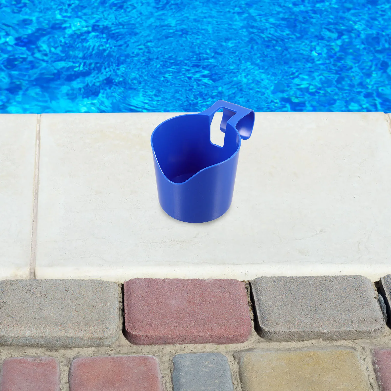 

2Pcs Swimming Pool Cup Holder Plastic Beverage Rack Pool Side Drink Holder Above Ground Cup Holders for Bottles Cans