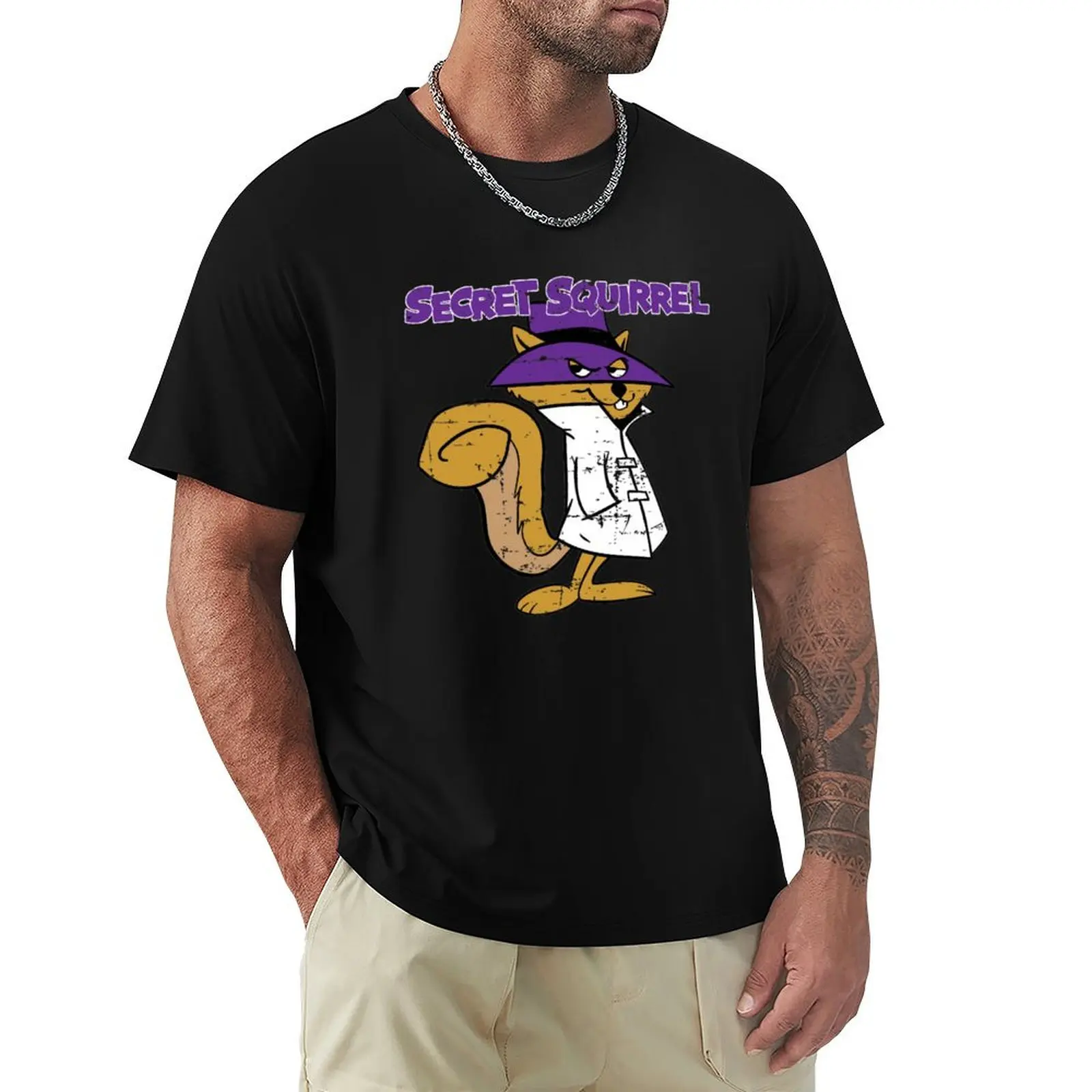 

Secret Squirrel T-Shirt Breathable Sportswear T-Shirt for Men