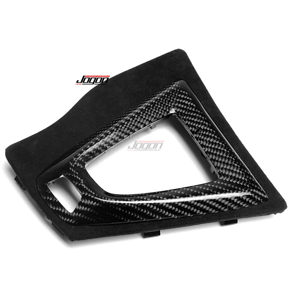 RHD Replament Carbon Fiber Car Interior Central Console Gear Shift Knob Basement Cover Trim For BMW M3 F80 M4 F82 2014-2018