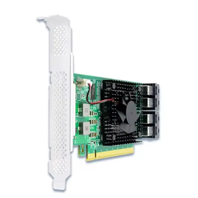 Exquisite-PLX8747 Controller Pcie3.0 X16 To 4 X U. 2 Nvme SSD Switch Adapter No Motherboard Bifurcation Needed Require