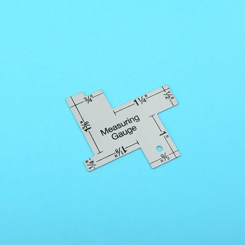 Precision Seam Measuring Gauge Metal Quilting Tailor Ruler Template Sewing Ruler For DIY Patchwork Quilting Craft Accessories