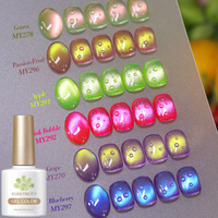 BORN PRETTY 10ml Summer Fruit Colored Gel Nail Polish Guava Grape Purple Honey Trap Cat Magnetic Varnish Soak Off UV Nail Salon