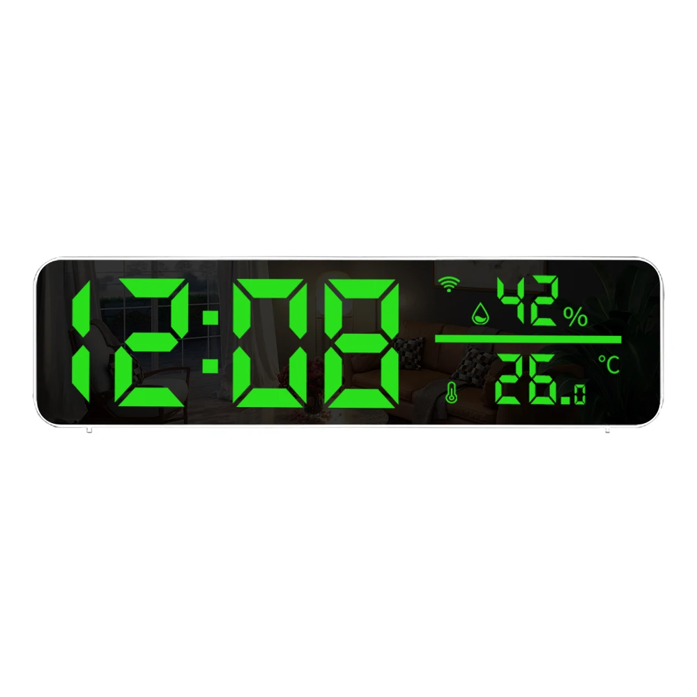 Tuya Smart Temperatur-Feuchtigkeitssensor WiFi/Zigbee mit Hintergrundbeleuchtung Innenhygrometer Thermometer Sprachsteuerung über Alexa Google – Detail 31