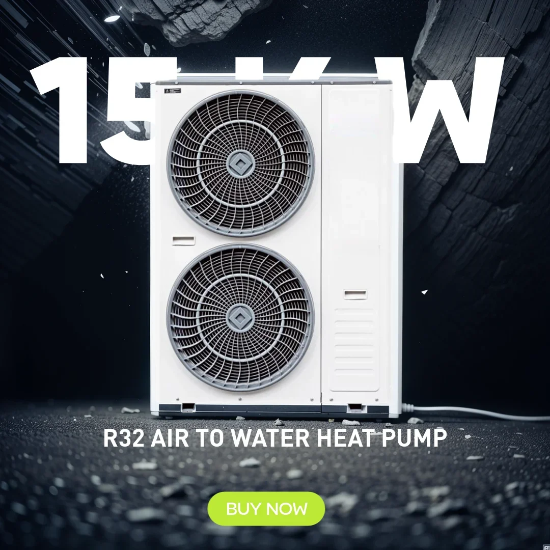 Europa 15kw Lucht Naar Water Wifi Dc Inverter Evi Erp A R32 Monobloc Warmtepomp Voor Verwarming In De Winter