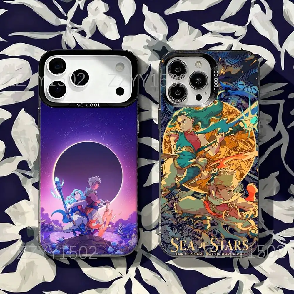 

Sea Of Stars Game Phone Case For iPhone 17,16,15,14,13,12,X,8,Pro,Max,Plus,SE4,Air,Mini HD Black IMD Matte
