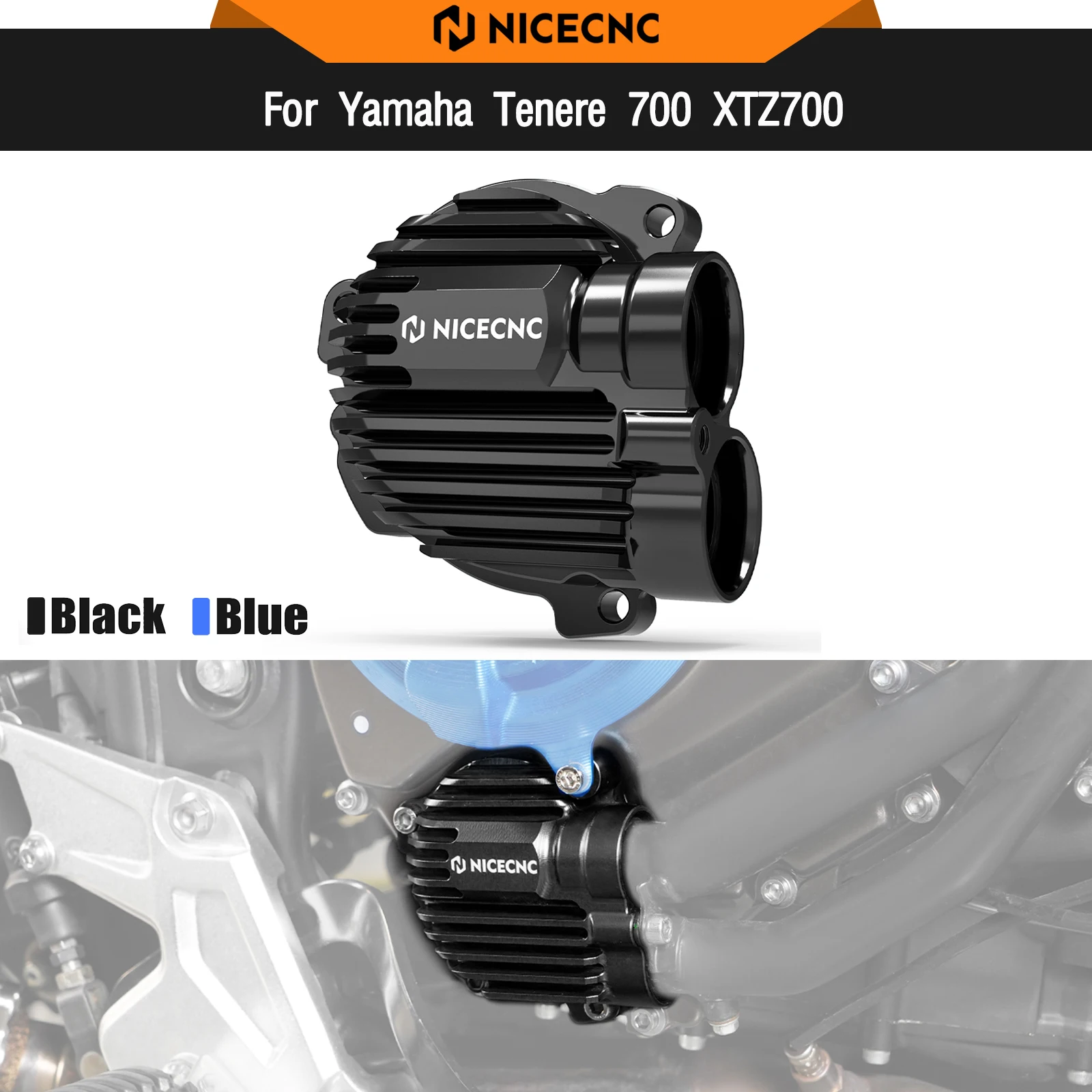 

For Yamaha Tenere 700 T700 XTZ700 2019-2024 Water Pump Cover Protection TENERE700 Rally Edition 2020-2024 T700 World Raid MT-07