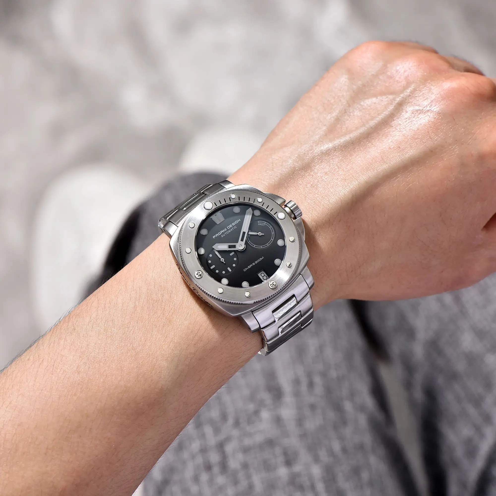 PAGANI DESIGN 2026 new edition Men's Mechanical Wristwatch with Sapphire Glass PD1767 - Luxury Timepiece for Stylish Gentlemen