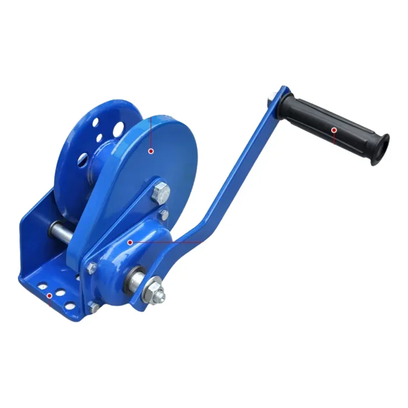 ونش يدوي ذاتي القفل ونش يدوي رافعة للجر ونش منزلي صغير #4