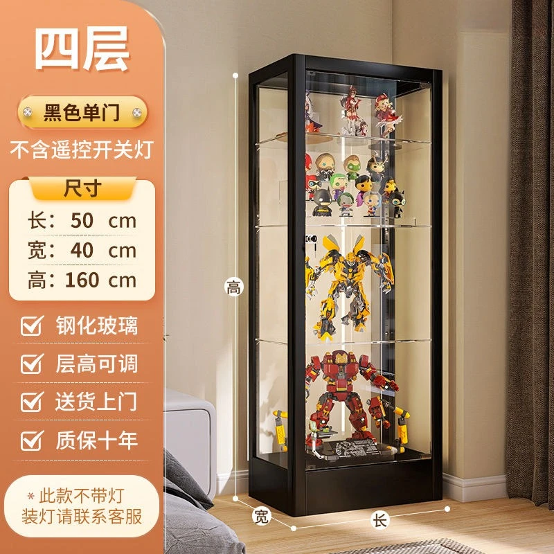 خزانة على شكل شخصية قابلة للتخصيص، عرض ليجو، خزانة زجاجية مقاومة للغبار، خزانة مشروبات نموذجية شفافة