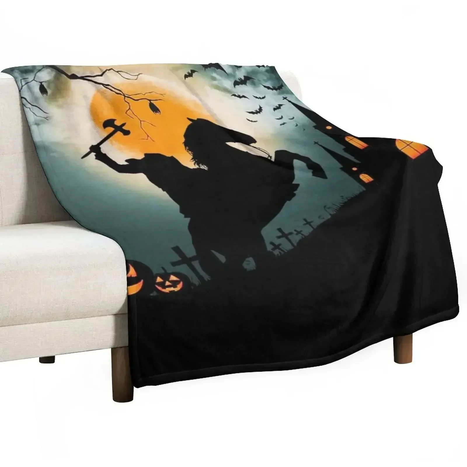 

New Headless Horseman Throw Blanket Furry Weighted Blankets