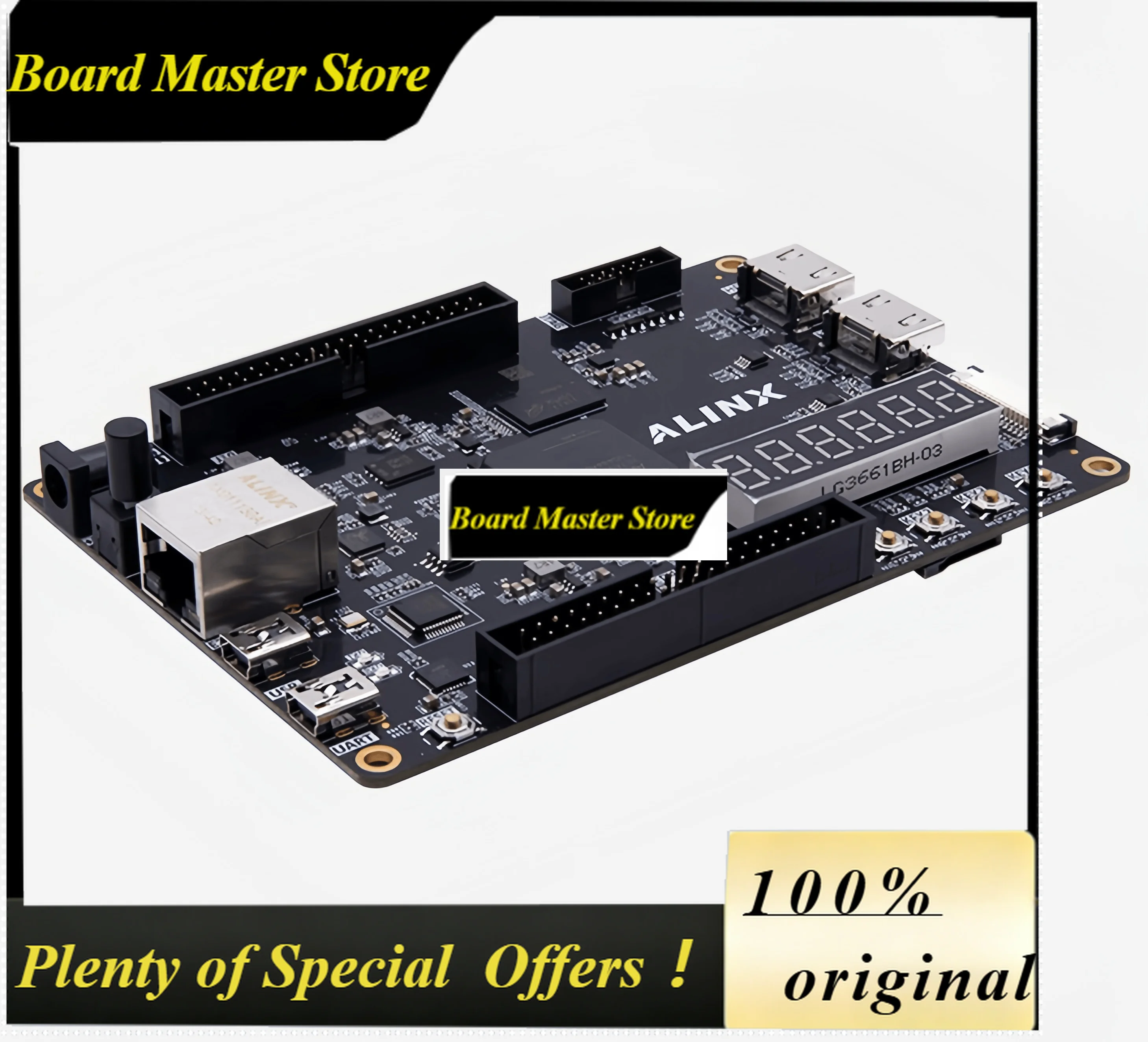 BoMaSFPGA Development Board Black Gold ALINX Xilinx Artix-7 (A7) XC7A35T With HDMI AX7035B V2.0 Development Board