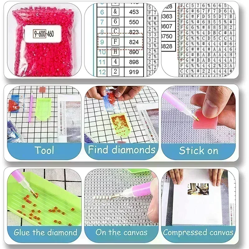 AB Diamond cross stitch Animal Cow 5D DIY Diamond embroidery rhinestone painting Diamond Painting