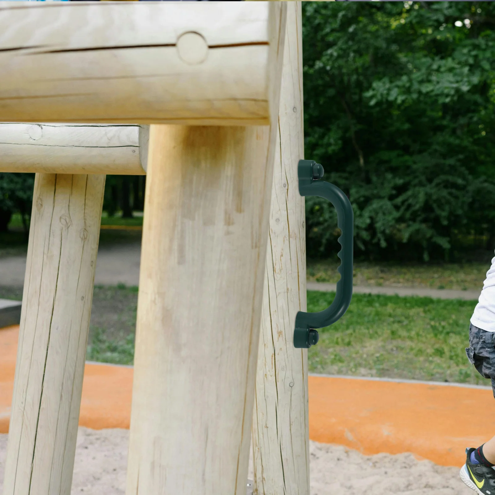 

1Set Plastic Playground Hand Grips Safety Bars Attachment Set Outdoor Climbing Frame Handles Replacement Equipment