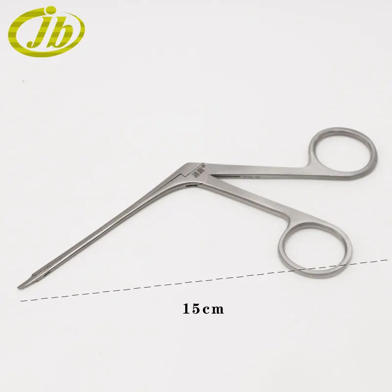 Ear hair scissors gun design 15cm nose and ear hair trimmer stainless steel surgical operating instrument