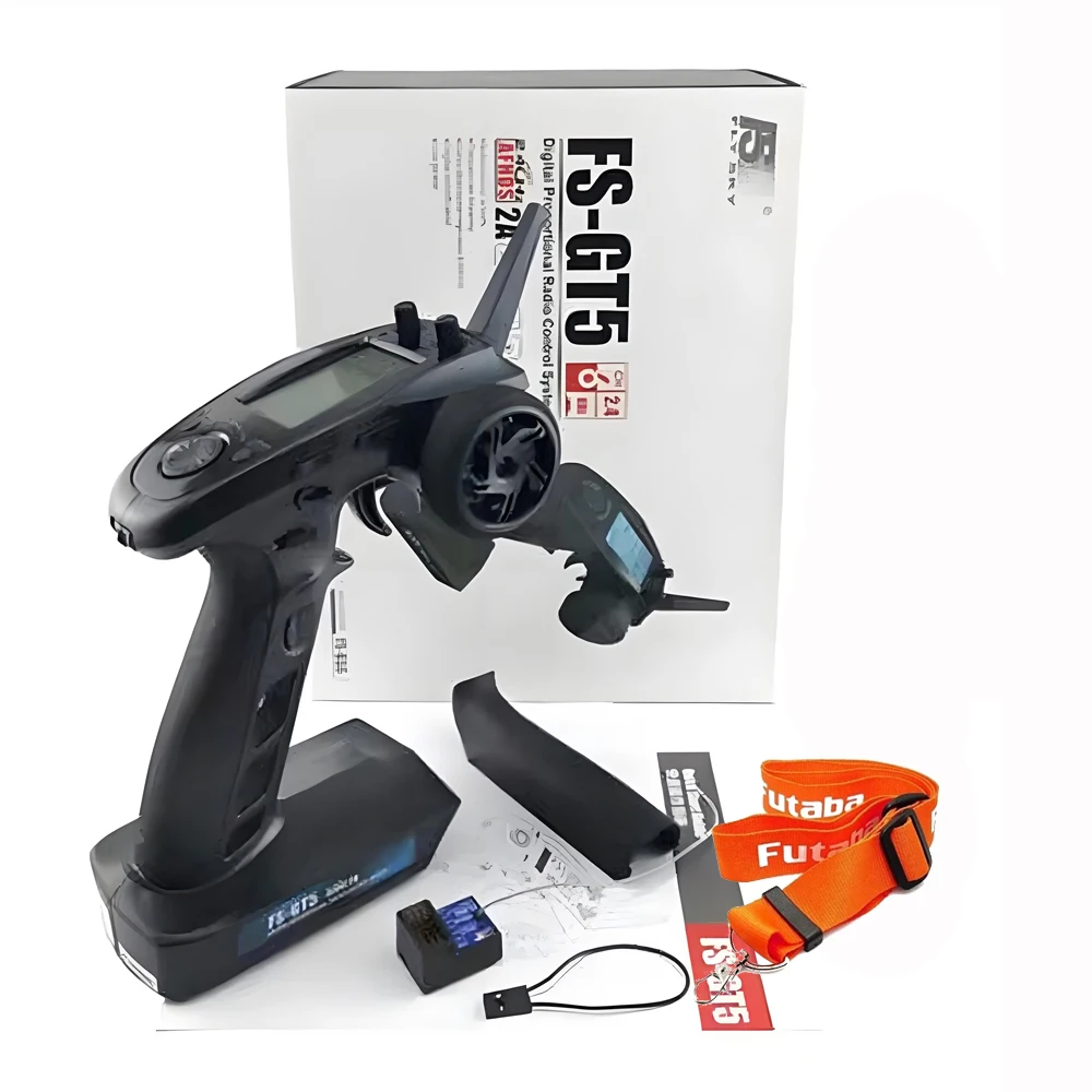 

FlySky FS-GT5 FS GT5 2.4G 6CH RC Radio Transmitter with FS-BS6 6CH Receiver