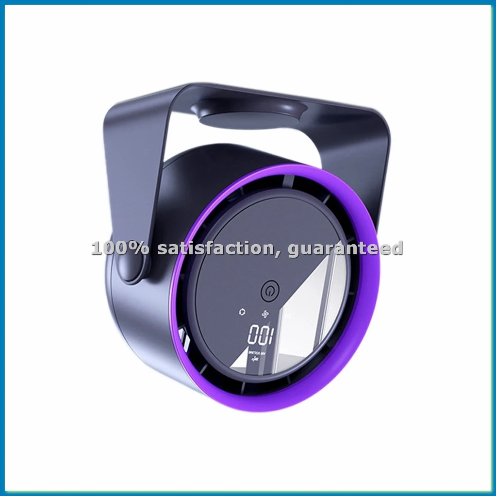 

Бесшумный настольный электрический вентилятор 360 ° Портативный вентилятор для домашнего офиса с USB-зарядкой и функцией циркуляции воздуха - ABRM