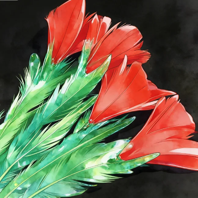Five in One Flower Feather Stage Magic Trick Flower Production Magia Magie Magicians Prop Accessory Illusion Gimmick