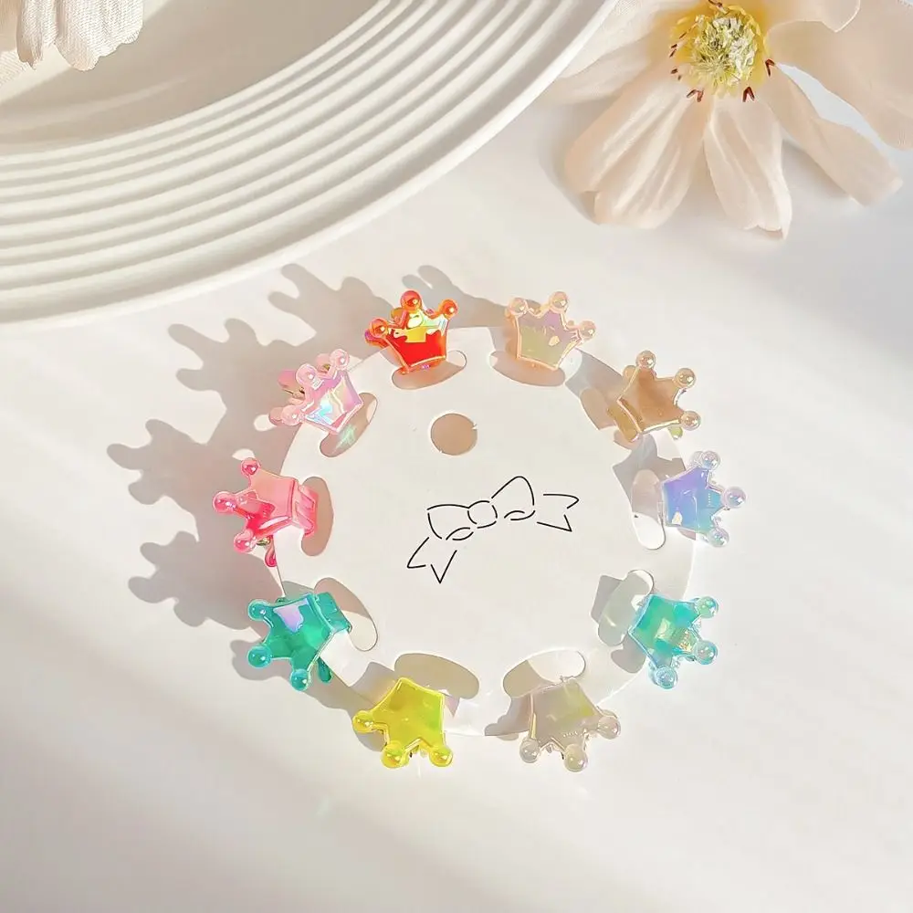 

Hair Accessories Mini Hair Claw Hair Clip Candy Color Star Hair Crab Clip Transparent Hair Ornaments Flower Mini Hair Claw Women