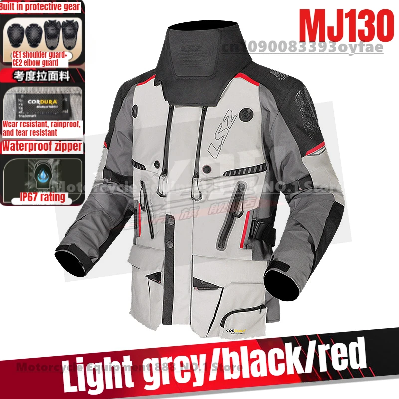 

LS2 APOLLO Motorcycle Riding Suit Kaodula Rainproof Four Season Rally Suit CE Certification AAA level MJ130 jacket men