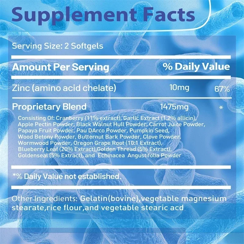 مجمع التخلص من السموم من انفجار الطفيليات - يزيل الطفيليات ويخفف عيوب الهضم ودعم صحة الجهاز الهضمي #2