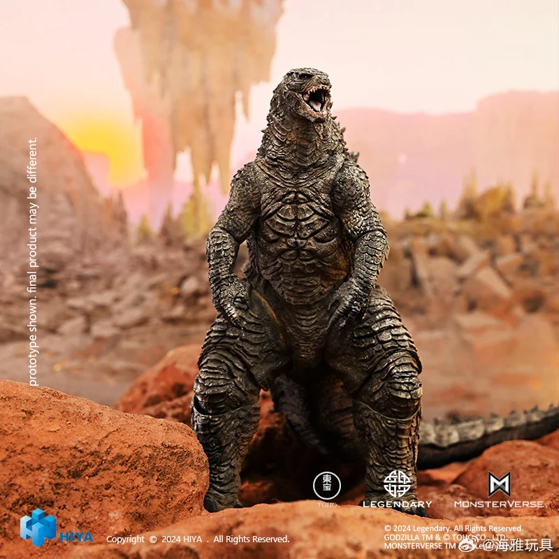 HIYA 18CM 7-Zoll-Actionfigur Exquisite Basic-Serie Godzilla X Kong The New Empire Godzilla Skull Crawler Godzilla 2014 Anime – Detail 5