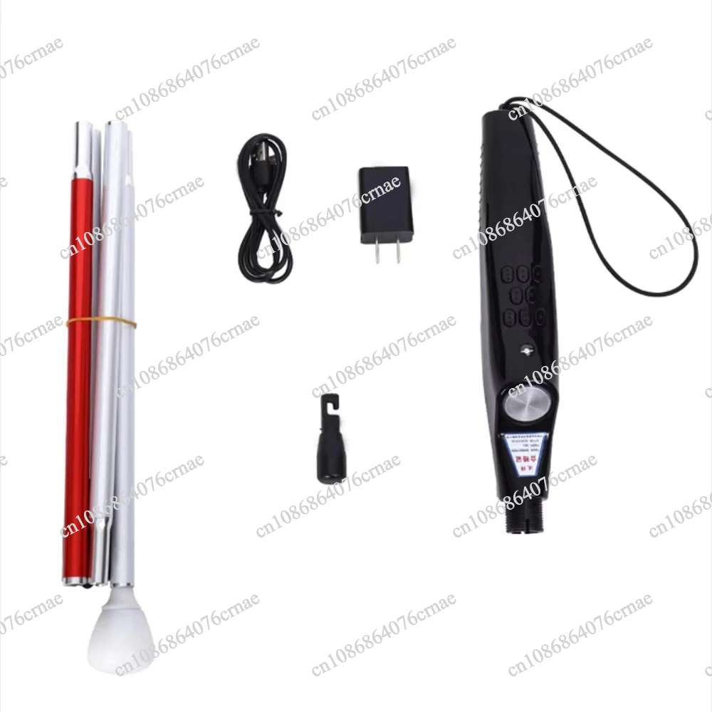 Premium Multifunctional Clear and Loud Voice Speaking Tactile Smart Cane for Blind and Visually Impaired or Elderly