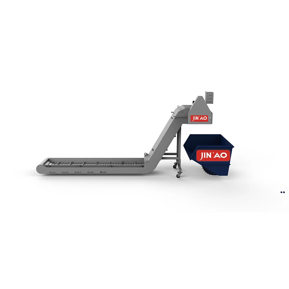 High Quality Metal Machine Belt Cnc Chip Conveyor Hinged Chip Conveyor