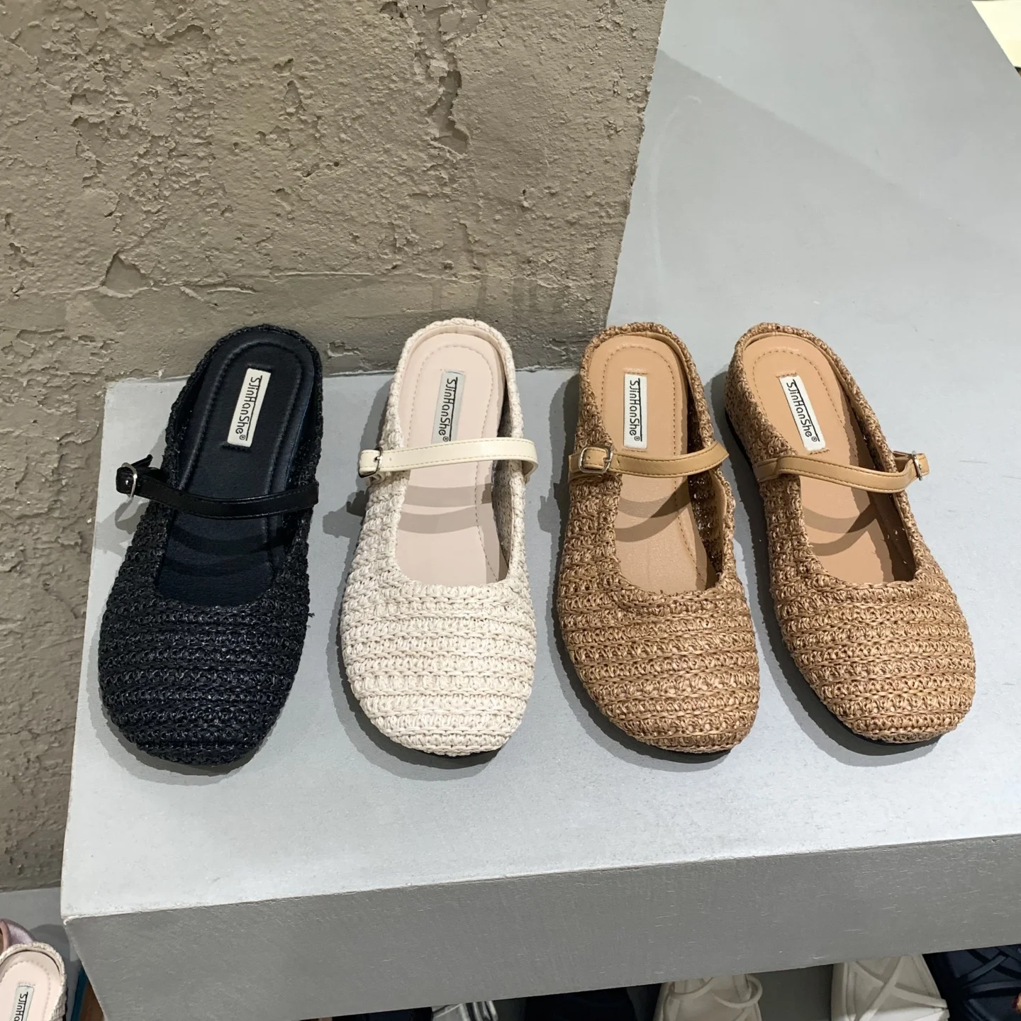 

Female Shoes Flock House Slippers Platform Slides Cover Toe Loafers 2025 Soft Retro Shoes Woman House Slippers Platform Ladies