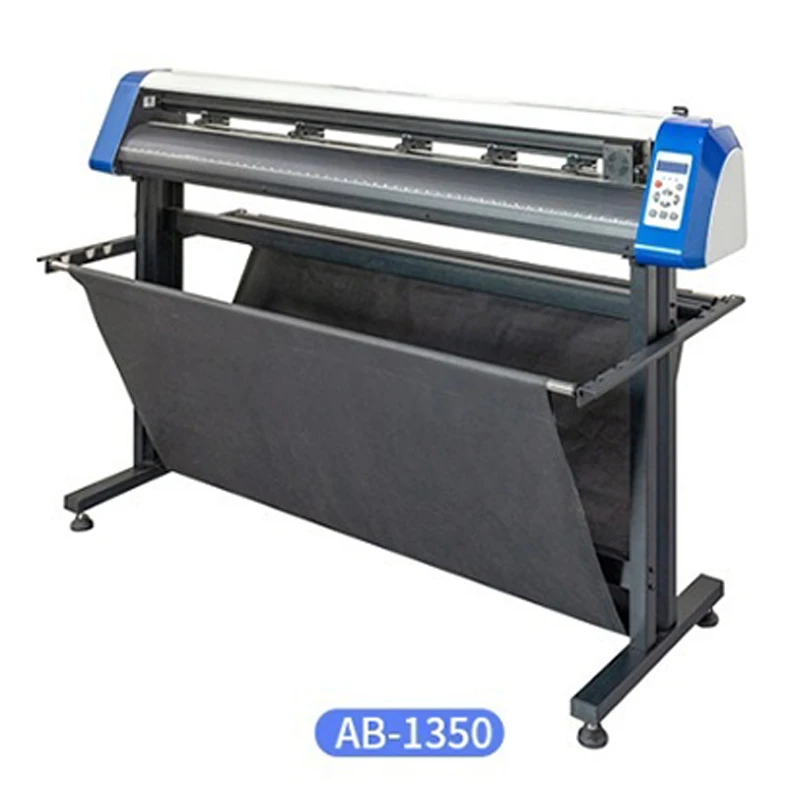 

AB-1350 Semi-Automatic Cutter Vinyl Cutting Plotter Machine Laser Positioning 3 Interface W/SIGNMASTER Software plotting machine
