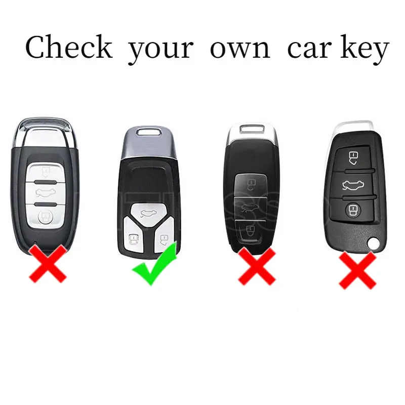 Mode TPU Auto Fernbedienung Schlüssel Fall Abdeckung Shell Für Audi A4 B9 A5 A6 8S 8W Q5 Q7 4M S4 S5 S7 TT TTS TFSI RS Schutz Fob Keyless