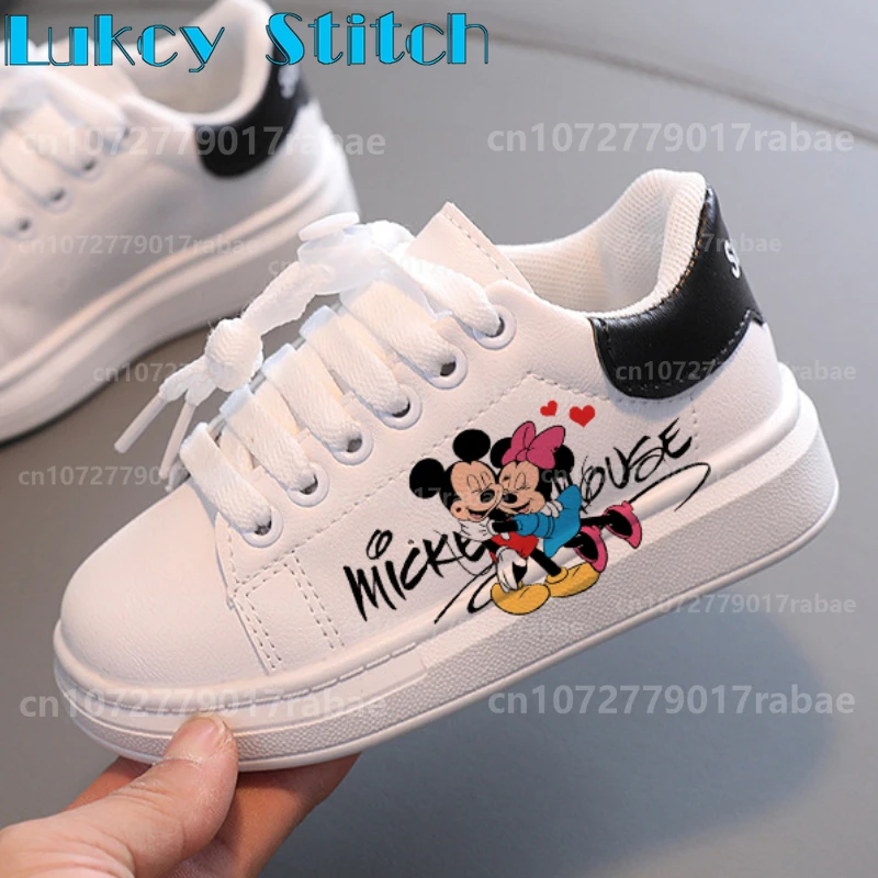 

girls boy Shoes sneakers for children Student Casual Mickey mouse shoes minnie mouse Kid Sneakers Running Fashion Sports Shoes