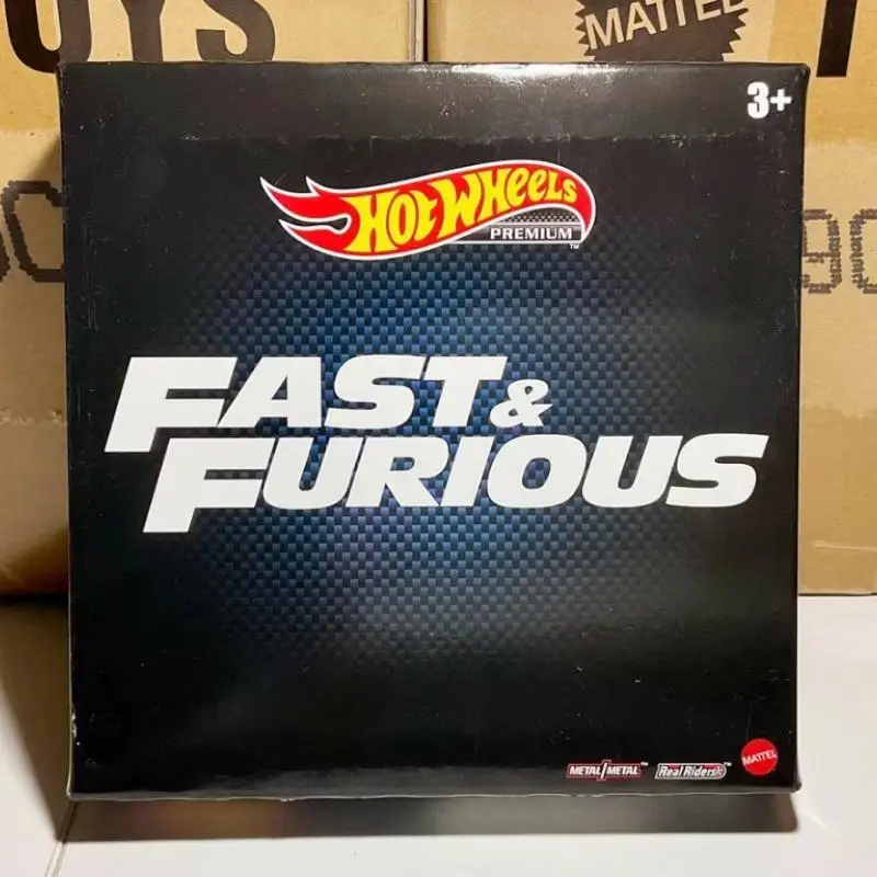 Hot Wheels Cars Premium Fast & Furious 1:64 Scale 5-Pack Die-Cast Toy Cars for Collectors