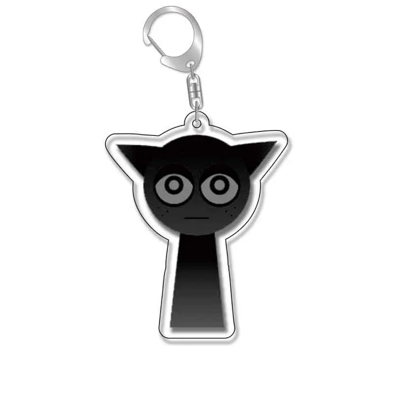 Acryl-Sprunki-Schlüsselanhänger für Accessoires Sprunki Oren Raddy Gray Brud Vineria Anhänger Schlüsselring Schlüsselkette Schmuck Geschenke für Fans – Detail 3
