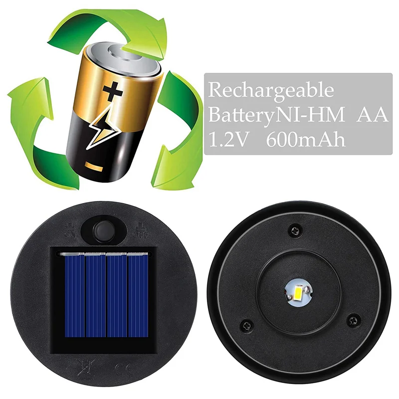 AT05-12 قطع استبدال ضوء الشمس القمم في الهواء الطلق شنقا فانوس ضوء أجزاء ضوء الشمس أضواء الشمسية المستديرة للماء