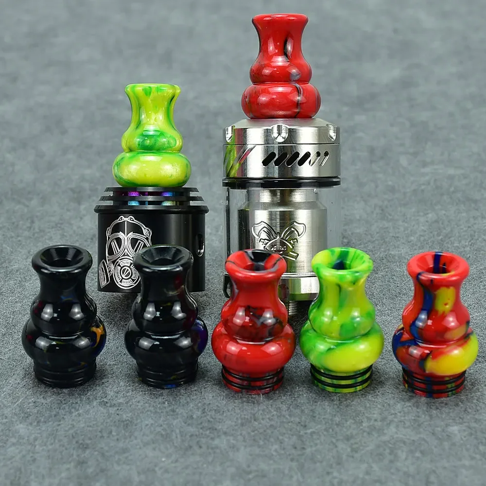 Wolf Coolvape Harz 810 Tropfspitze Vape Mundstück passend für Kylin Mini V2 RTA Zeus X RTA Zigarettenhalter Ersatzspitze