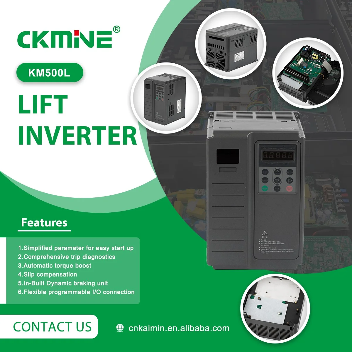 7.5kW 5.5kw Elevator Frequency Inverter 380V AC Drive 3 Phase Open Loop VFD Wholesale Manufacturer