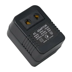 Step Down Transformer Travel Adapter 50W AC 220V To 110V Voltage Converter EUPlug Black Power Converter