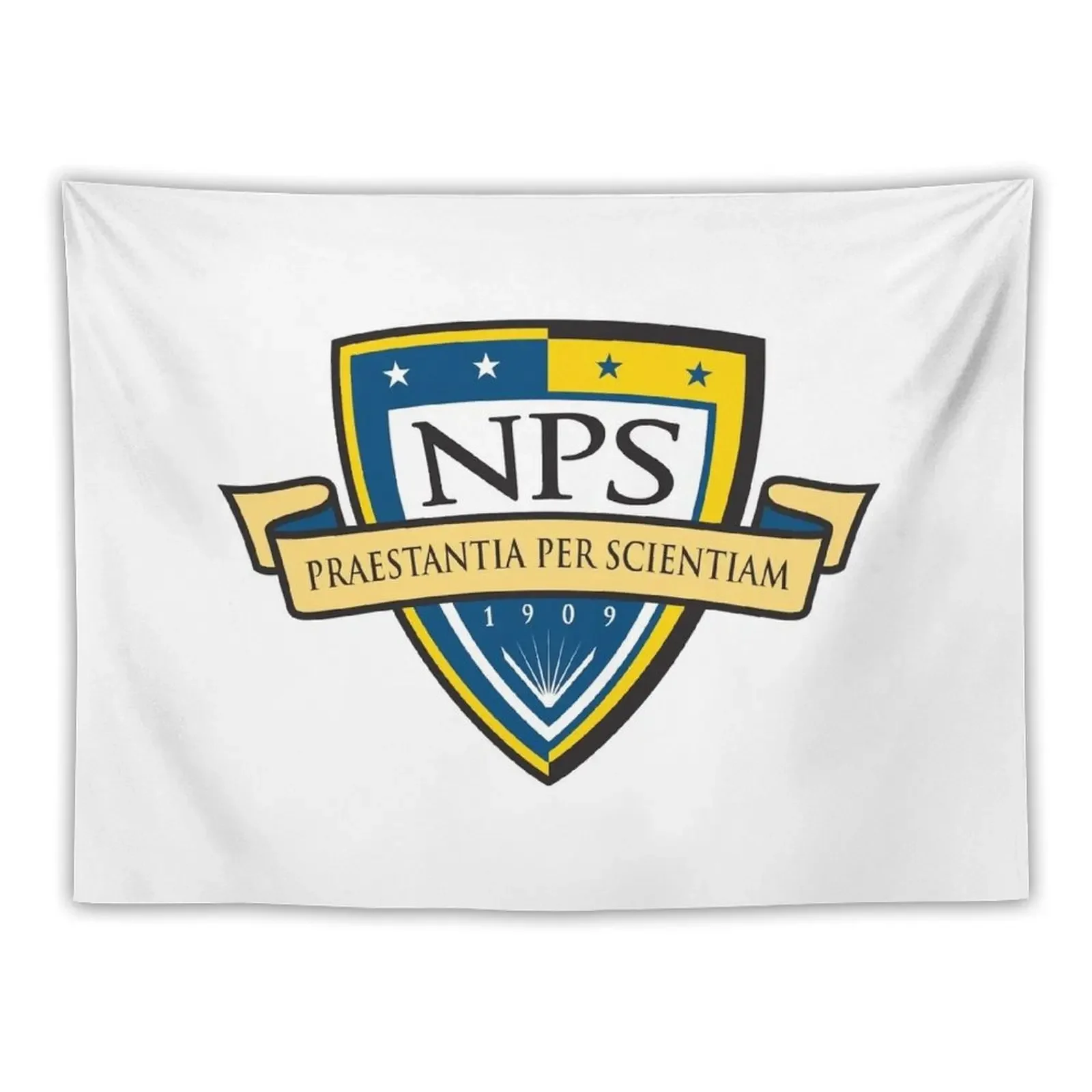 Naval Postgraduate School Logo Tapestry Home And Comfort Decor Art Mural Tapestry