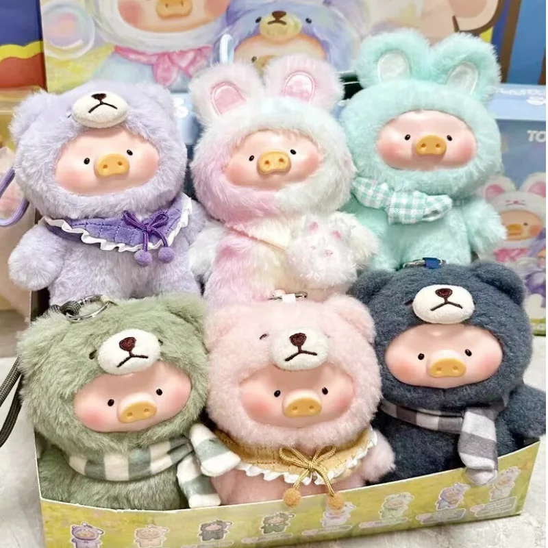 

Genuine Lulu Pig V2 Good Times Series Blind Box Kawaii Animal Vinyl Plush Doll Toy Bag Pendant Mystery Box Room Decor Model Gift