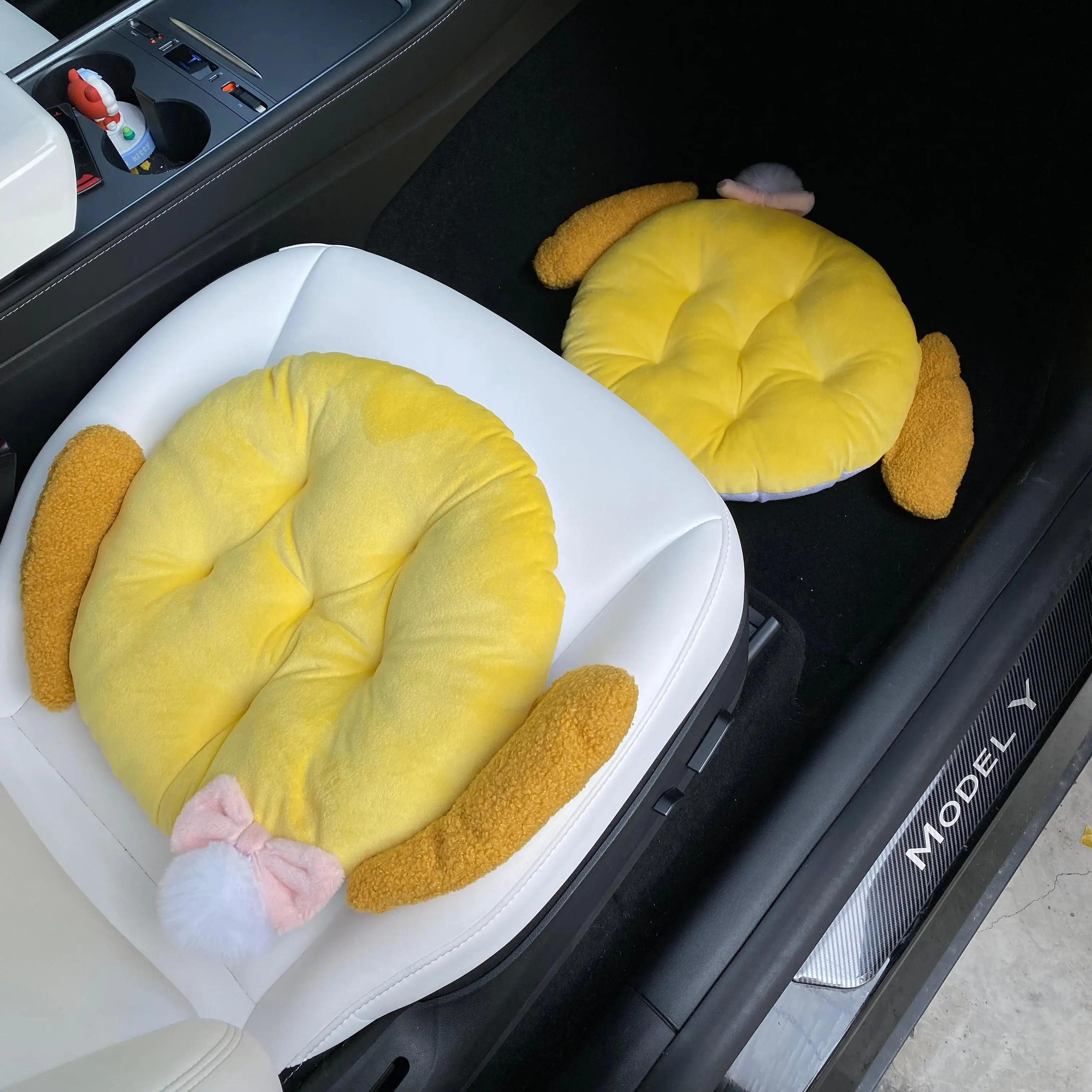 Original Handmade Butter Cookie Cartoon Cushion, Thick Soft Seat Pad, Car Heightening Mat, Office Dorm Home Chair Cushion