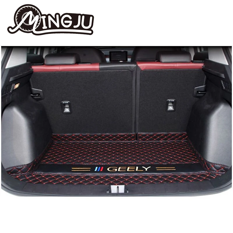 For Geely coolray 2023 2024 2025 Car Boot Mat Rear Trunk Liner Cargo Leather Floor Carpet Tray Protector Accessories