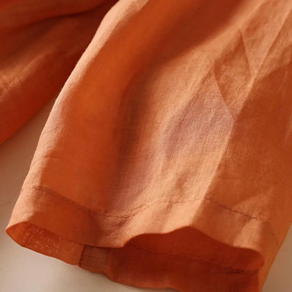 فستان نسائي لربيع وصيف على الطراز العرقي مطرز برقبة دائرية وأكمام طويلة فستان للسيدات بلون سادة على شكل حرف a بطبقات مزدوجة فستان ميدي #4