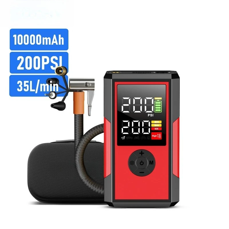 

Автомобильный электрический многофункциональный воздушный насос, портативный, беспроводной, высокомощный, для мотоциклов и использования на открытом воздухе